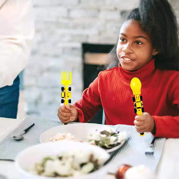 ConstructoFork - Sturdy Kids Cutlery Set