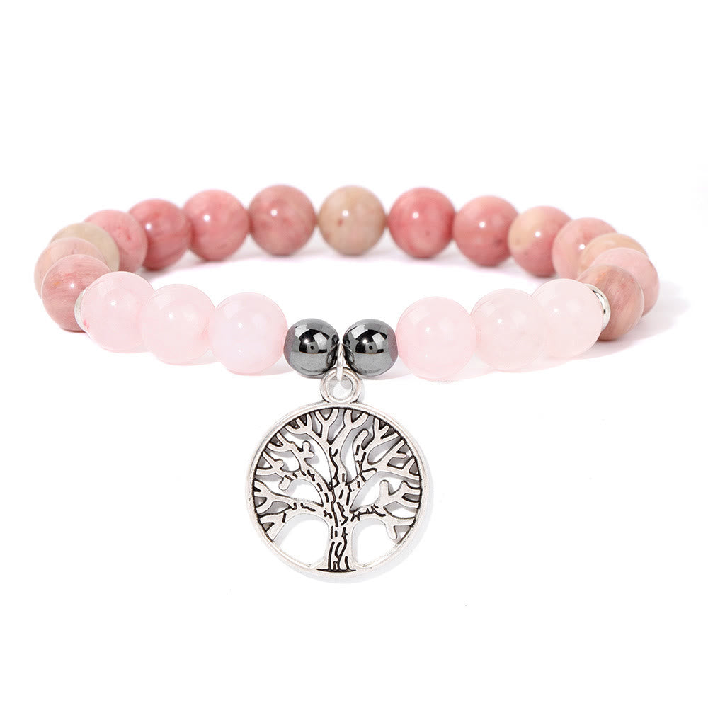 Mila - Bracelet cristal naturel arbre de vie
