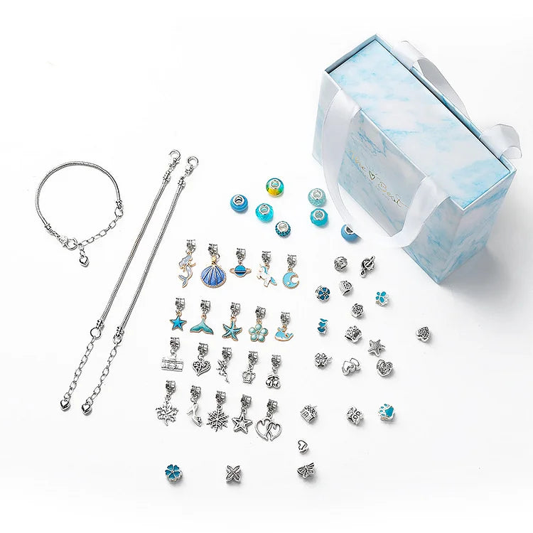 Luna - Kit DIY de bracelets de Noël, créez vos bijoux