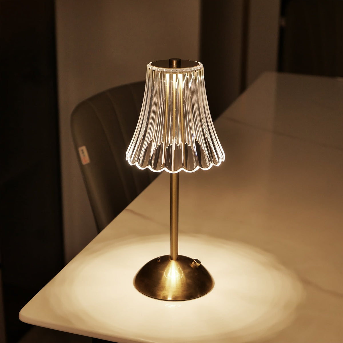 Crystaluxe - Crystal LED Table Lamp with Touch Control