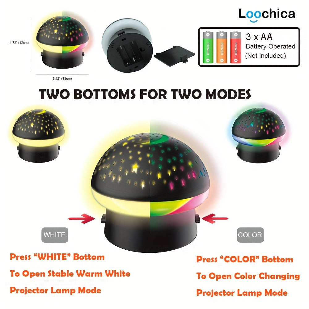 StarryGlow - Mushroom Starry Sky Projector Lamp
