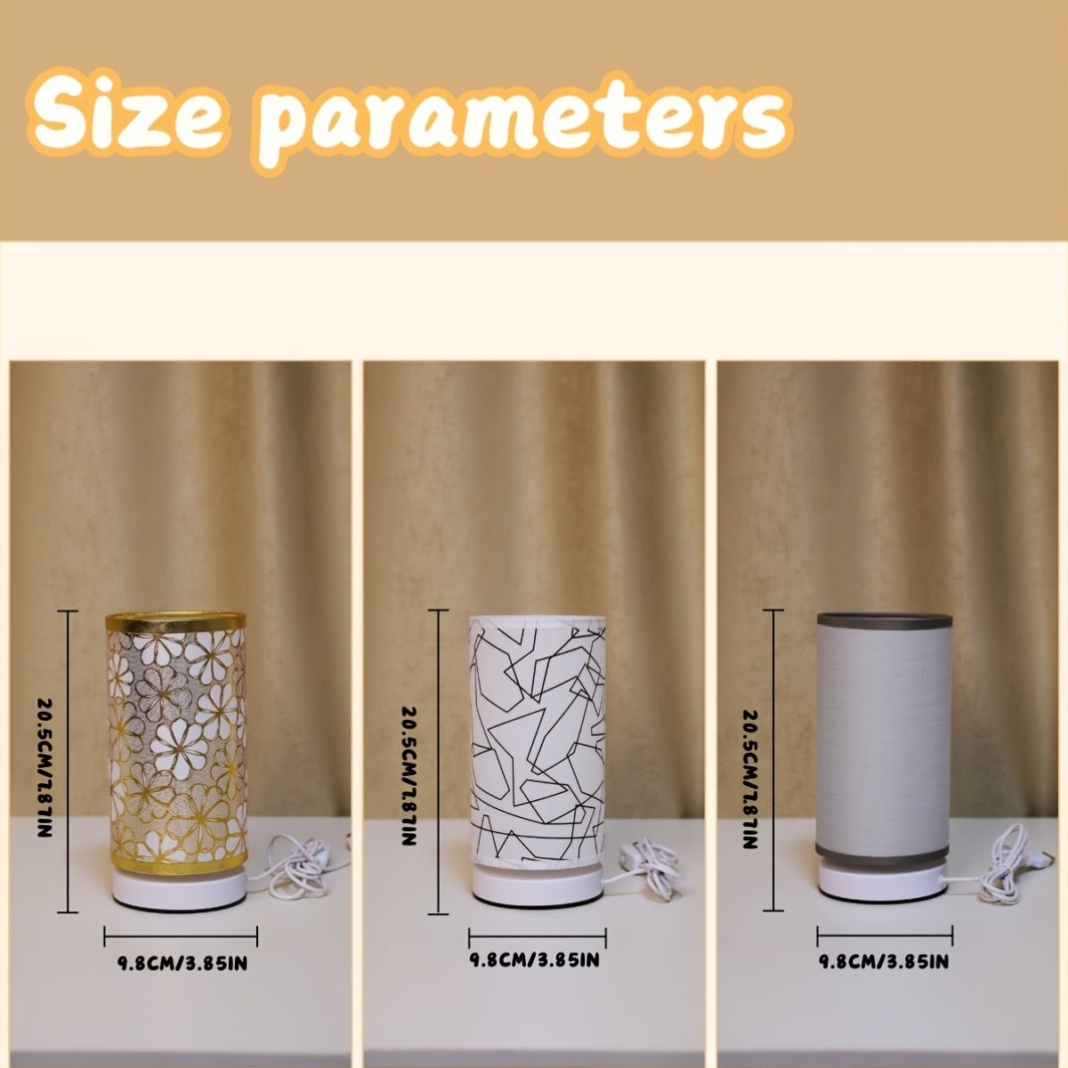 Kolumn - Cylindrical USB LED Table Lamp
