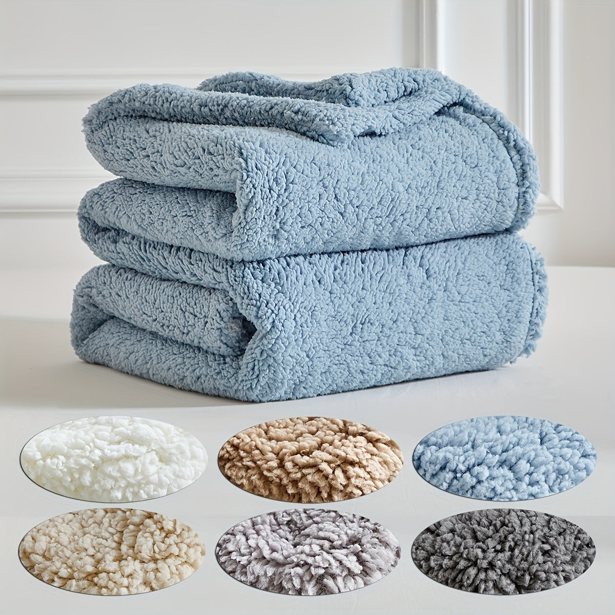 Yalnest - Luxurious Sherpa Fleece Blanket for Winter