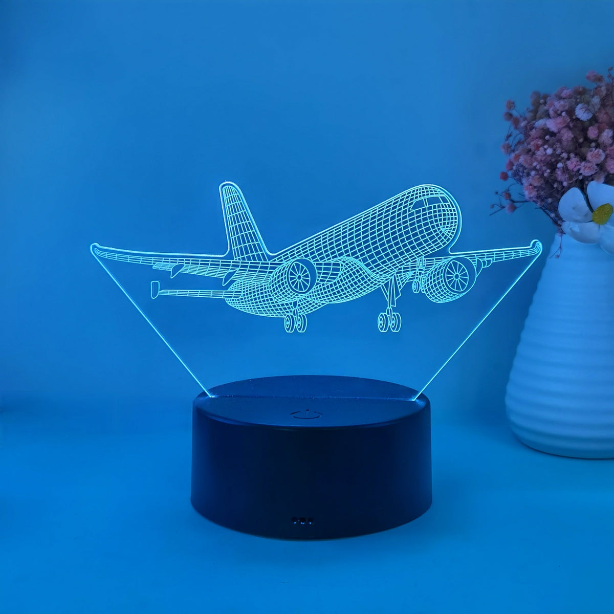 SkyGlow - 3D Airplane LED Night Light with USB Power