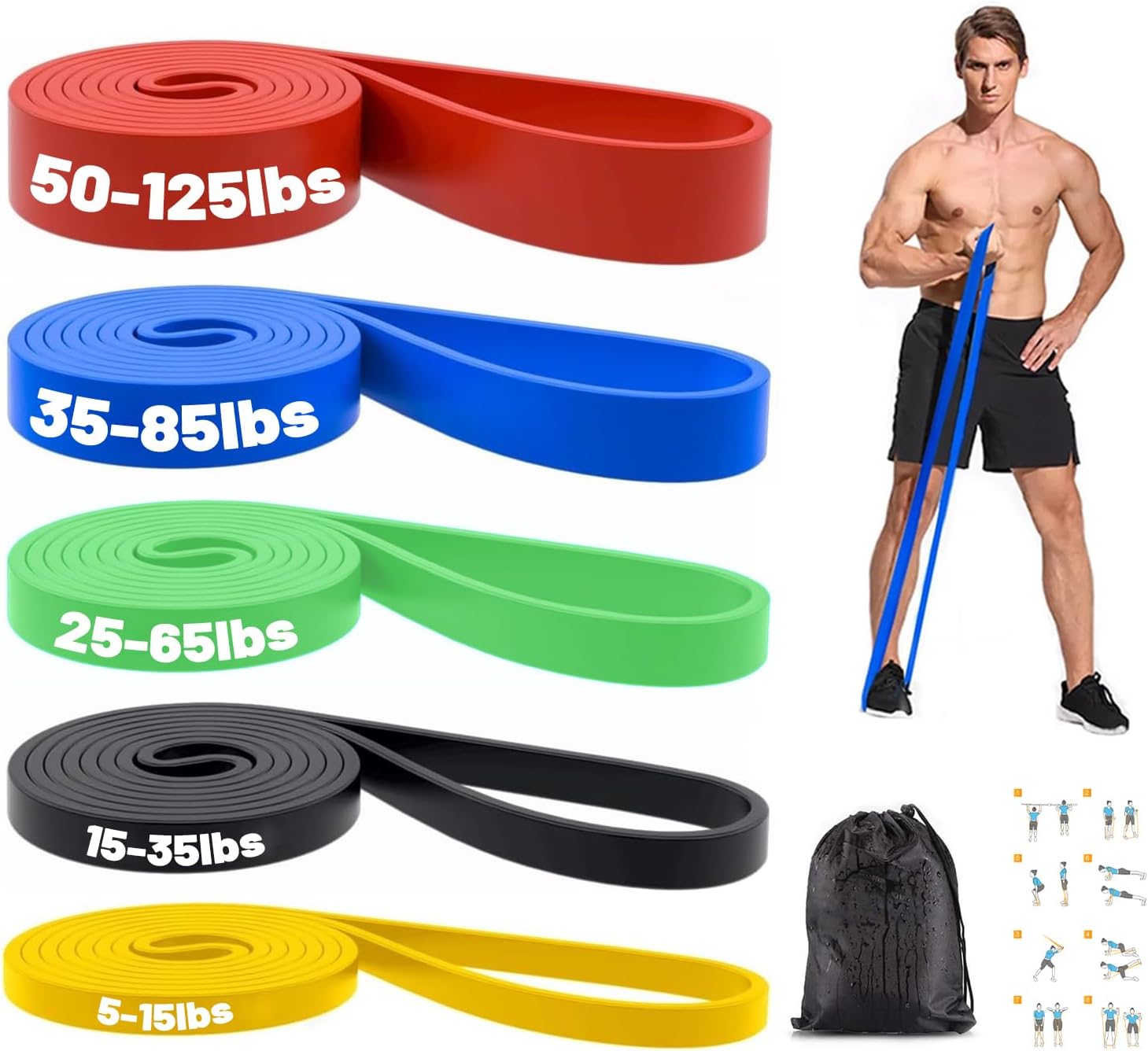 ResistFlex - Set de bandes de résistance pour l'entraînement