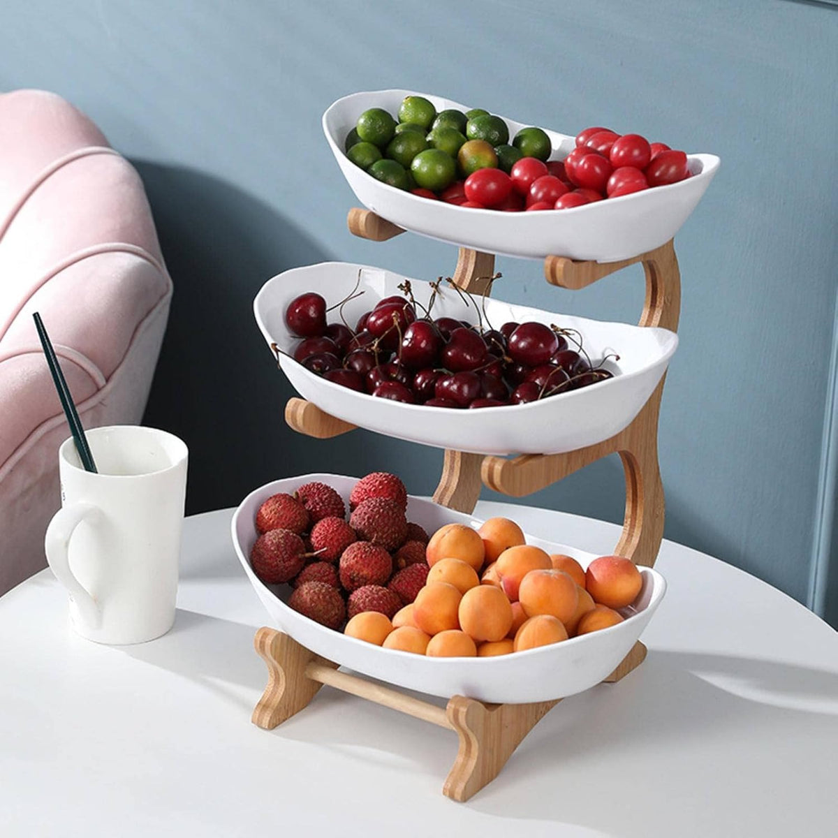 FruitTower - Elegant Fruit Stand for an Organized Kitchen