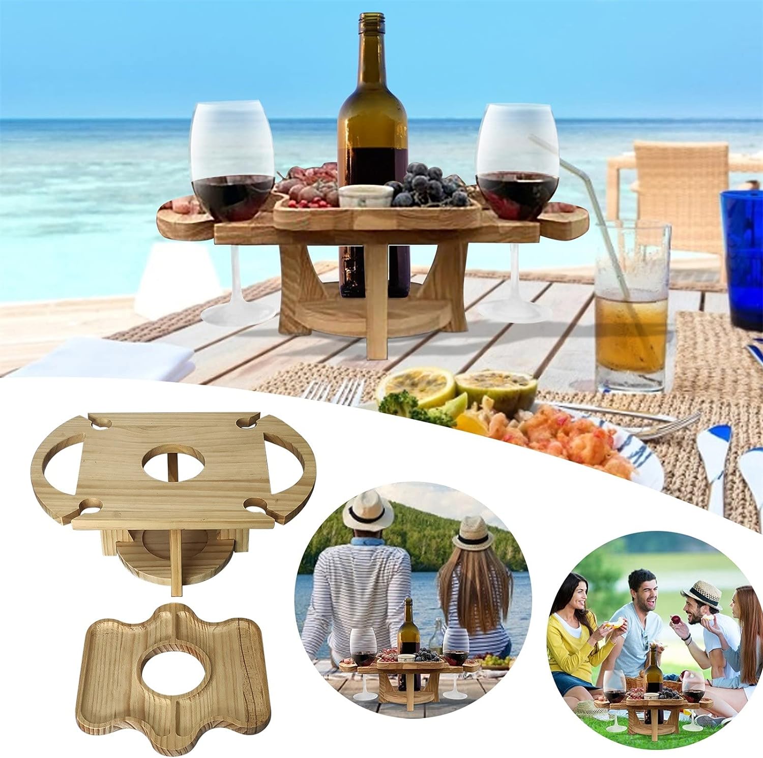 DualServe Rack – Étagère Stylée Fruits et Vin