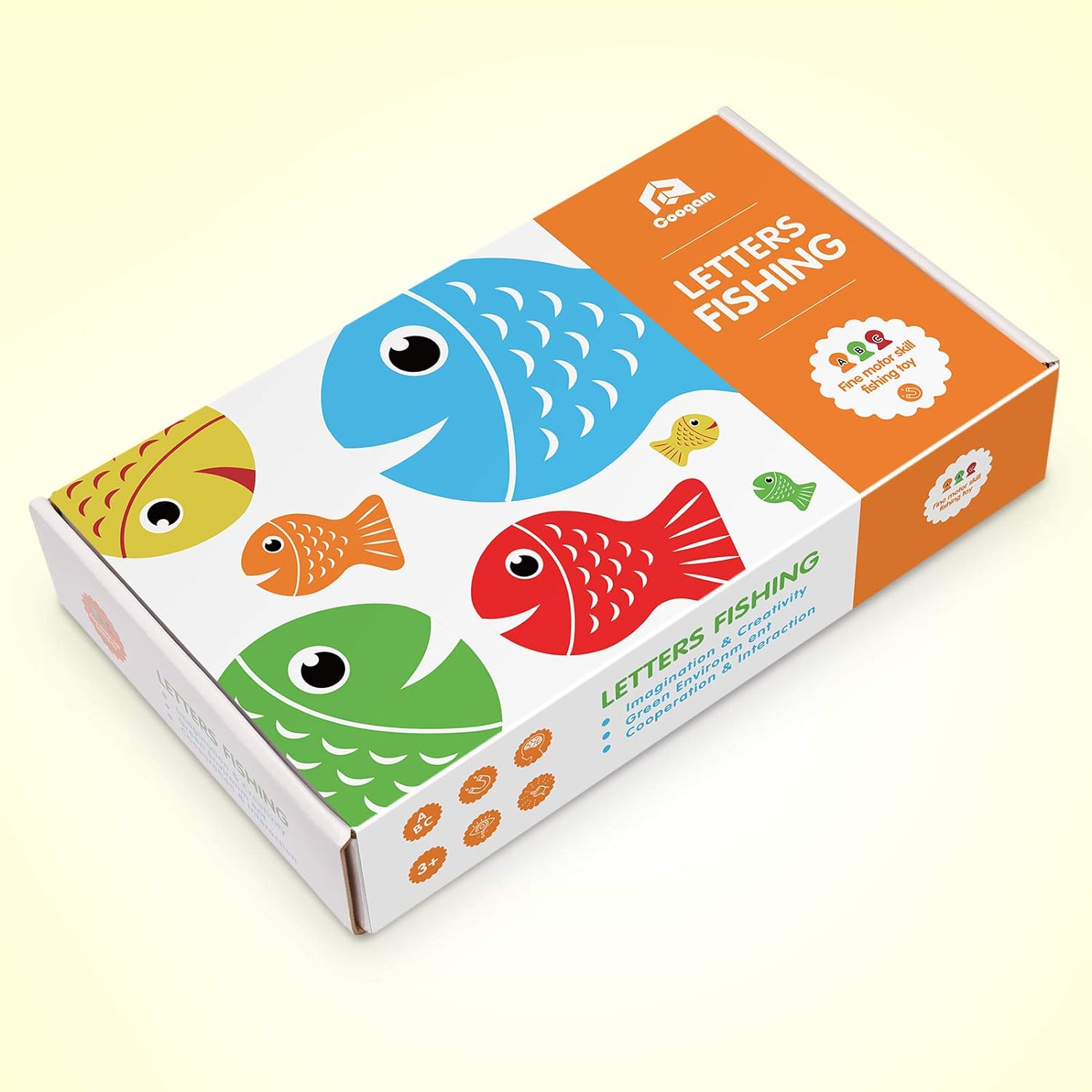 Wooden Magnetic Fishing Game - Educational Toy for Kids 1+
