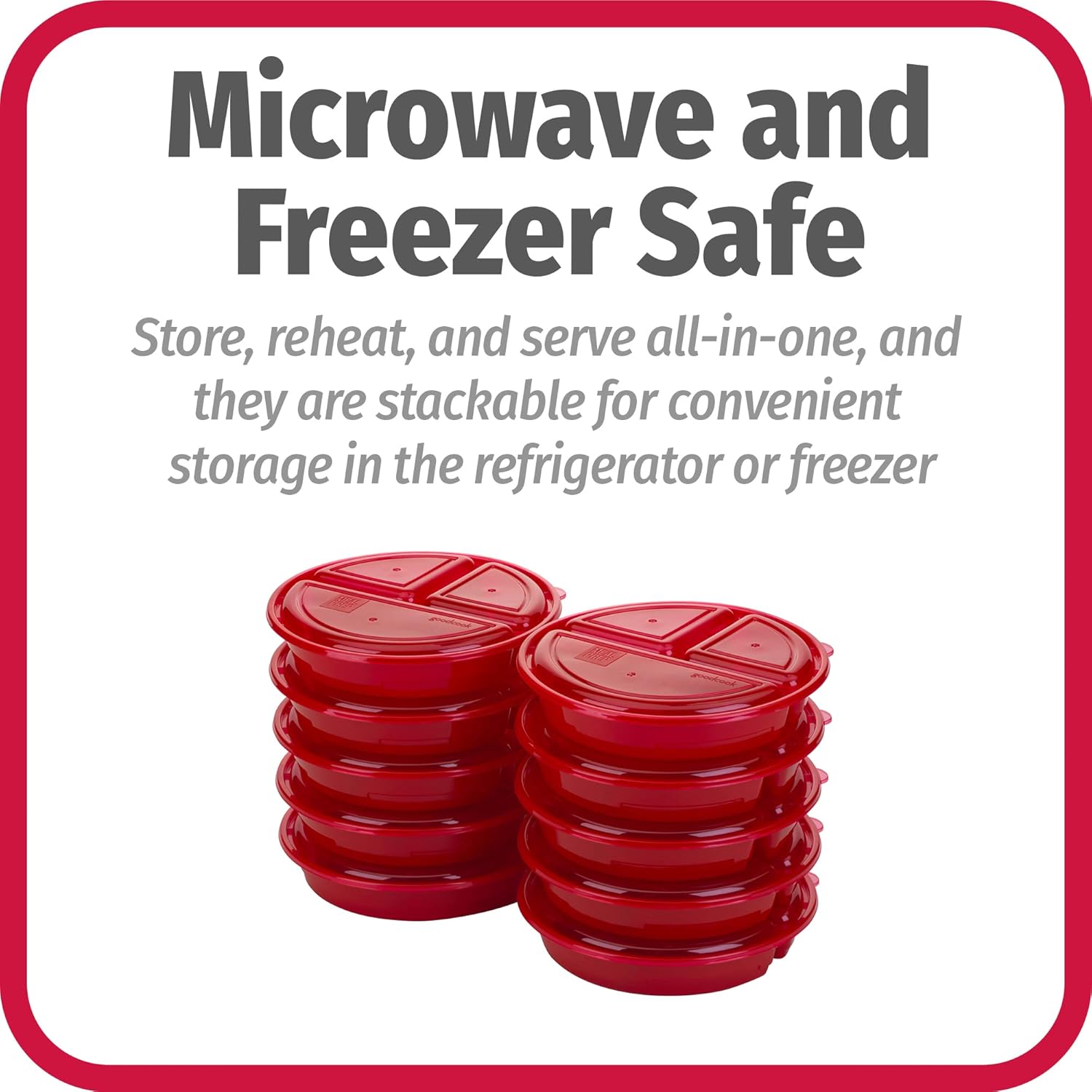 FreshPrep - Set Boîtes Repas Durables Sans BPA