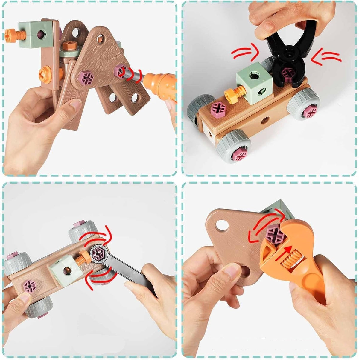 Little Handyman - 100-Piece Tool Set for Creative Kids