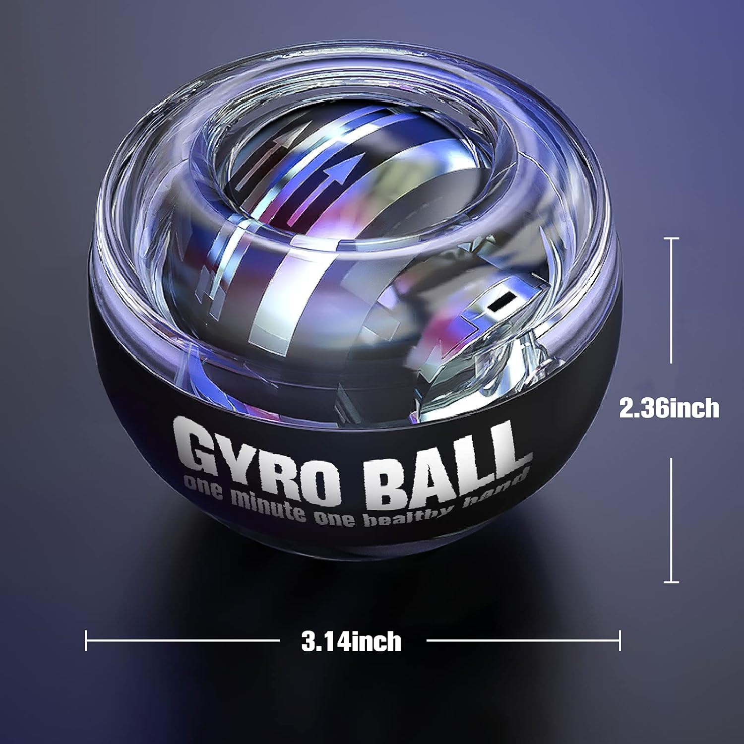 GyroPower - Entraîneur de poignet gyroscopique à démarrage automatique