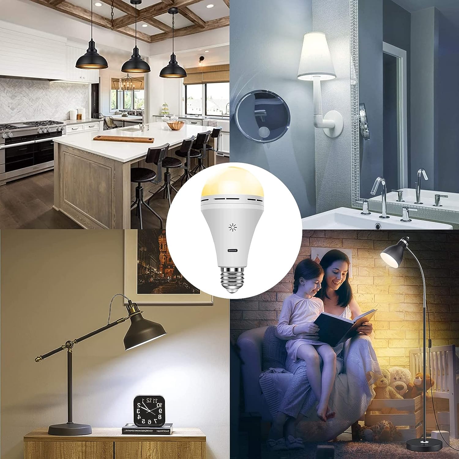 FlexiLight – Lampe de Table LED Rechargeable Sans Fil