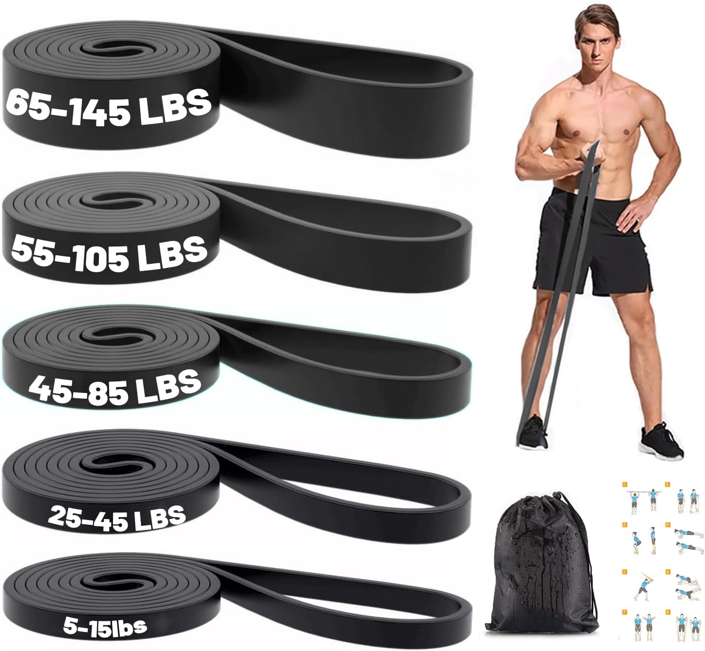 ResistFlex - Set de bandes de résistance pour l'entraînement