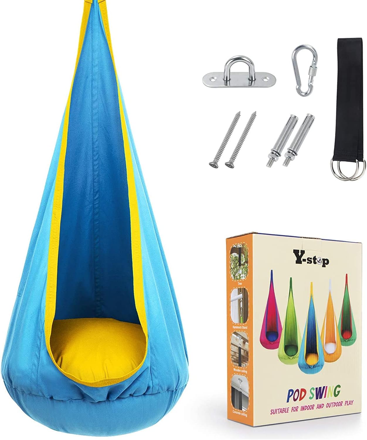 HangingJoy - Kids Hammock Swing for Play and Relaxation