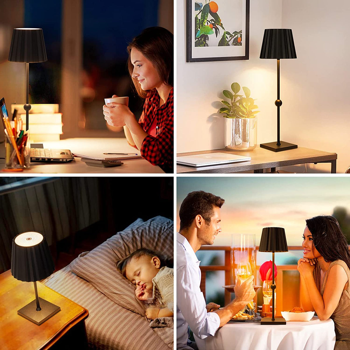 Yaldusk - Wireless Table Lamp with Progressive Dimmer