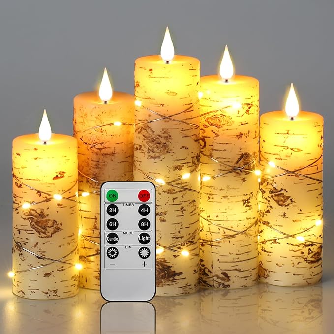 LumiFlame - Flameless LED Candle Set with Remote Control
