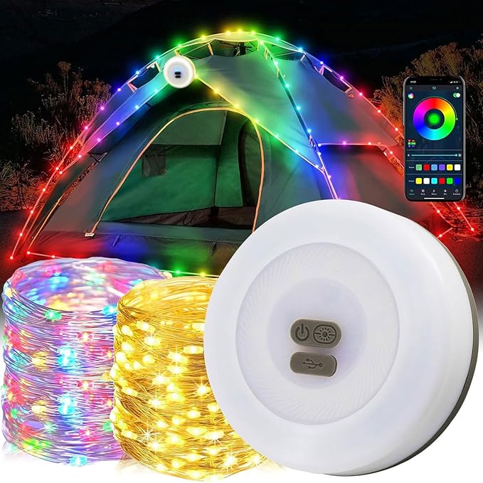 LumiTrail - Câble Lumineux LED Rechargeable USB-C Étanche