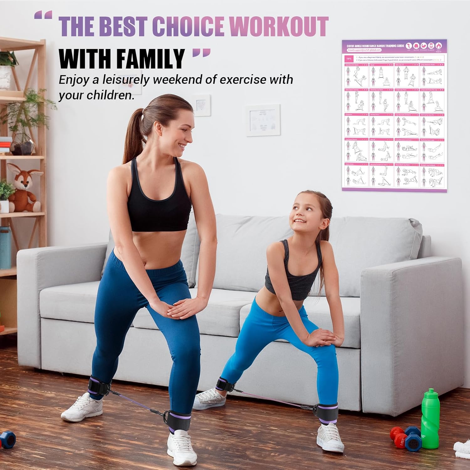 FlexTone - Bandes de résistance hanches et fessiers