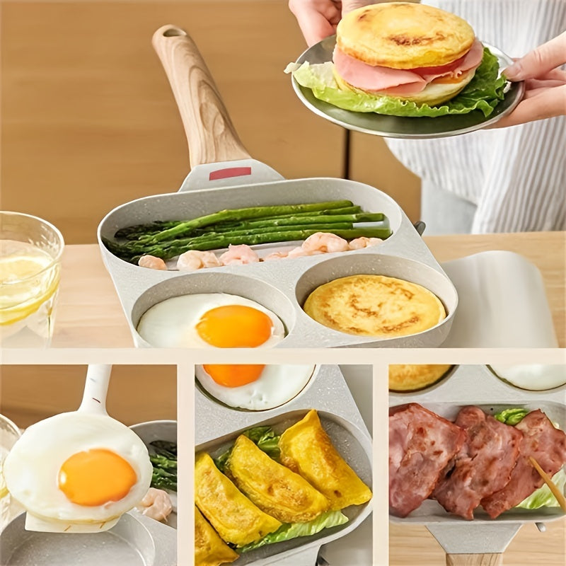 Quatro Cooking - 4-Compartment Pan for Cooking Multiple Dishes at Once