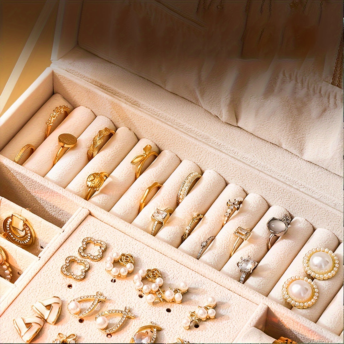Ulmara - Luxury Leather Jewelry Organizer