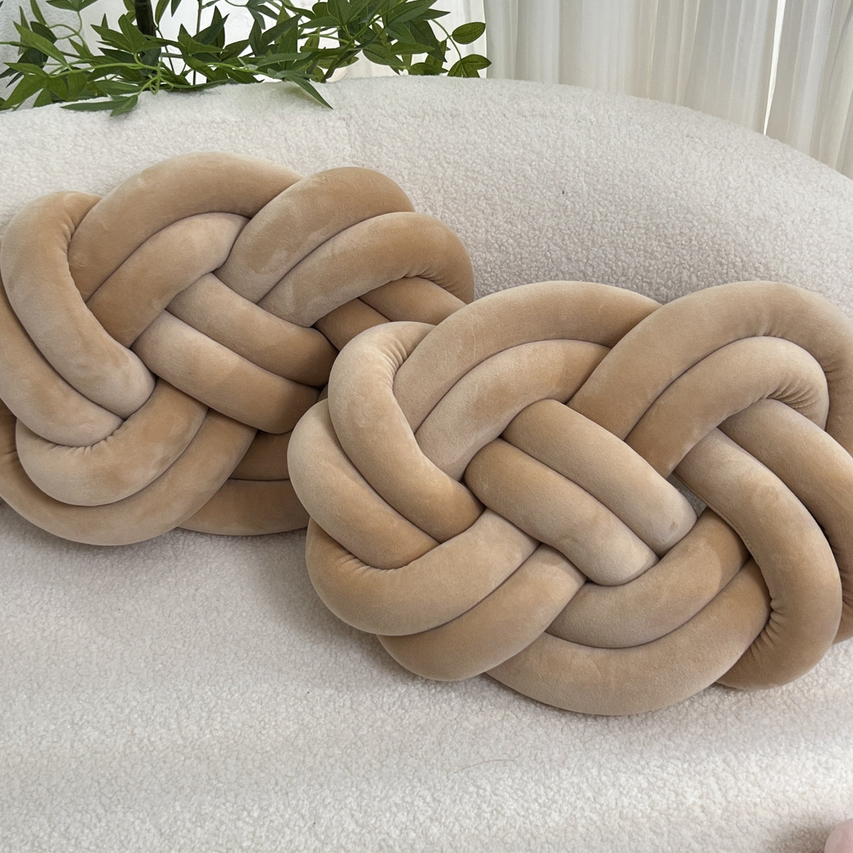 ComfortCloud Cushions - Plush Button-Tufted Throw Pillows