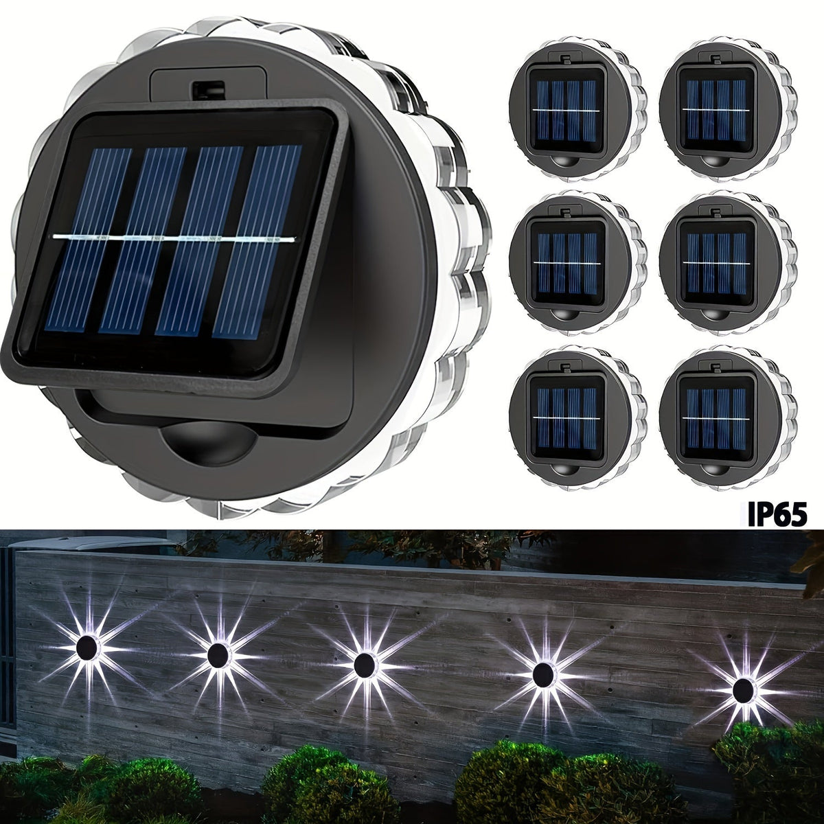 Jalveo Lights - 4-Pack Solar LED Garden Spotlights