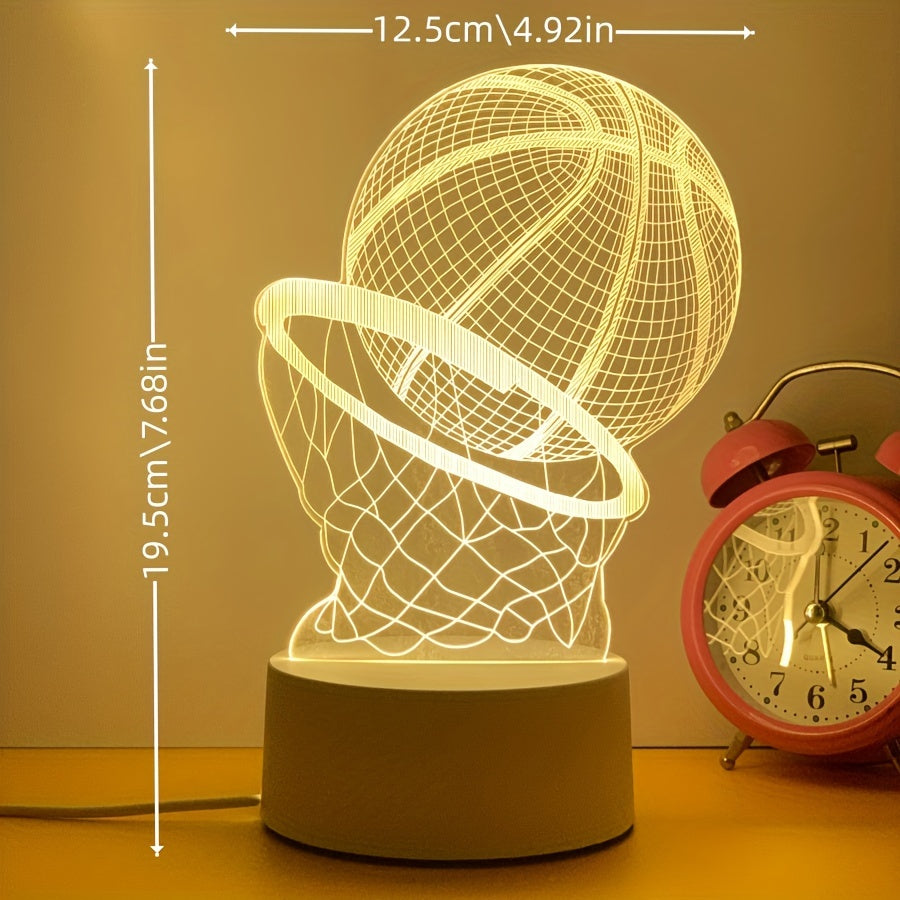 Jorbounce - 3D LED Basketball Table Lamp