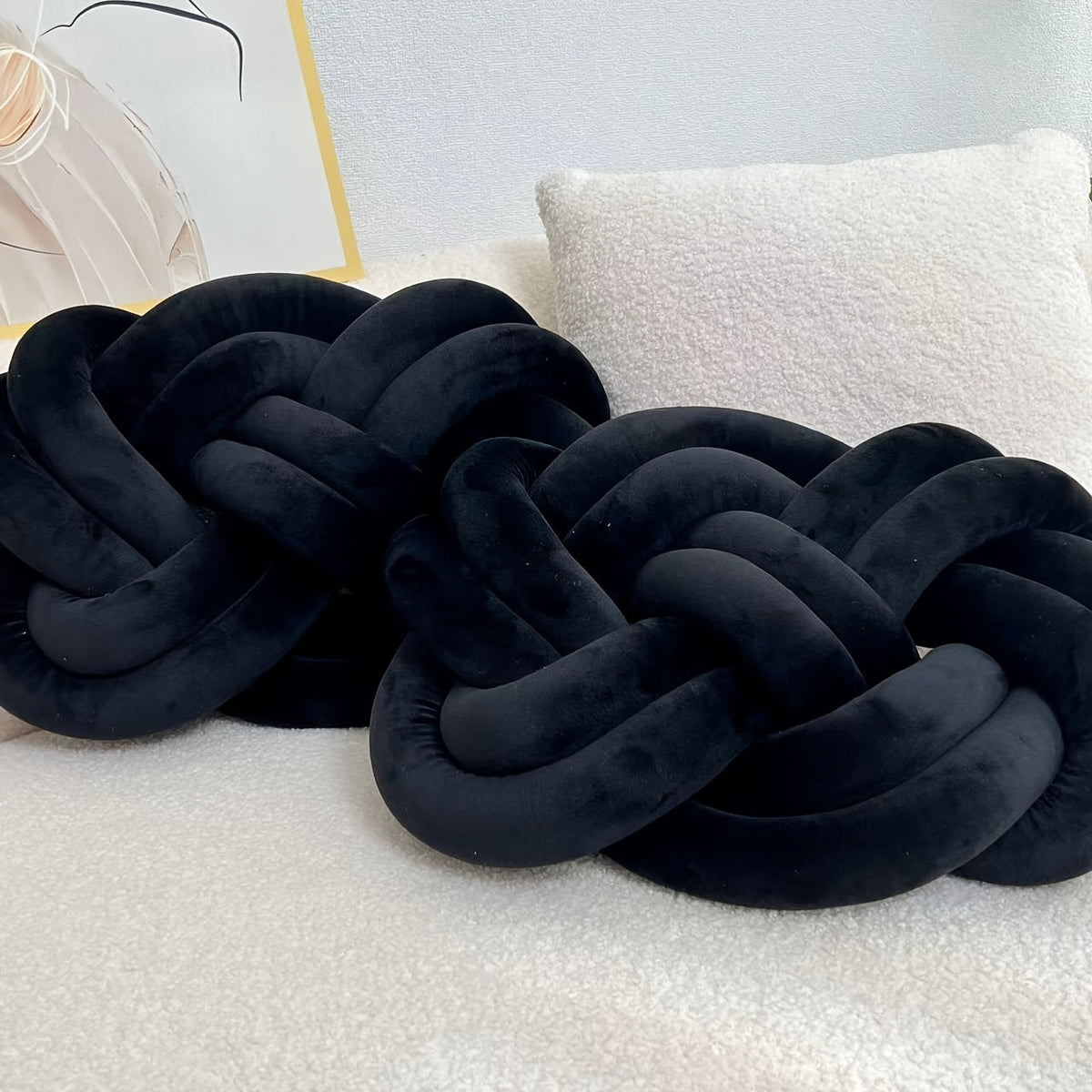ComfortCloud Cushions - Plush Button-Tufted Throw Pillows