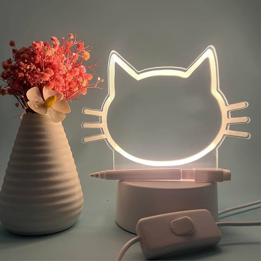 WriteLight Lamp - Creative LED Lamp with Writing Surface
