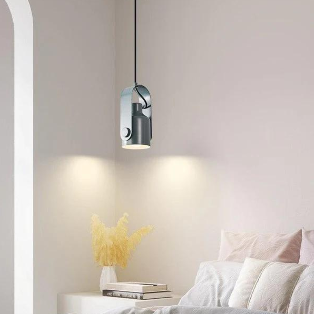 NimbusGlow - Modern Adjustable-Height Pendant Light with Minimalist Design