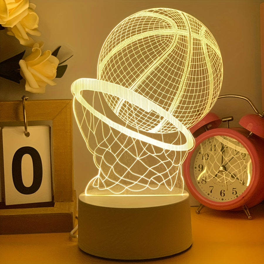 Jorbounce - 3D LED Basketball Table Lamp