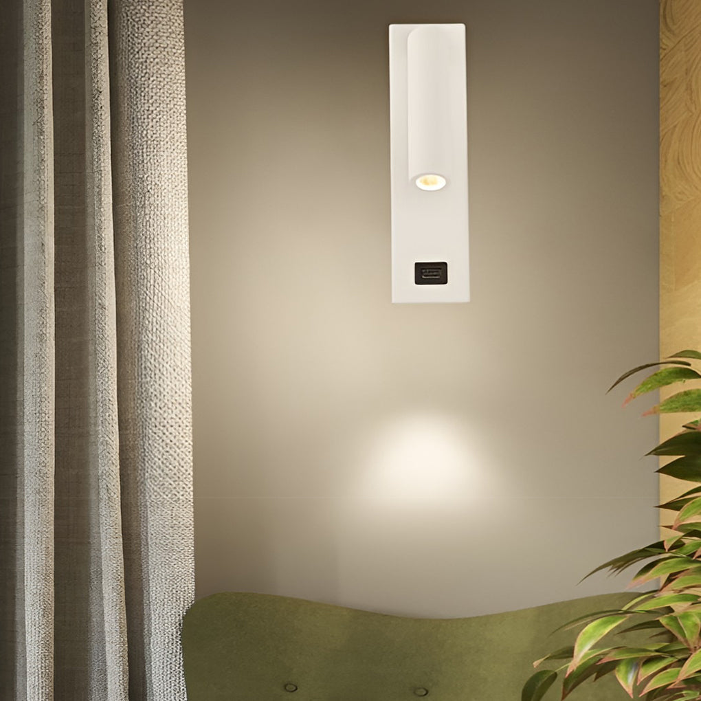 ArtiLicht - Adjustable LED Wall Sconce with USB Charging Port