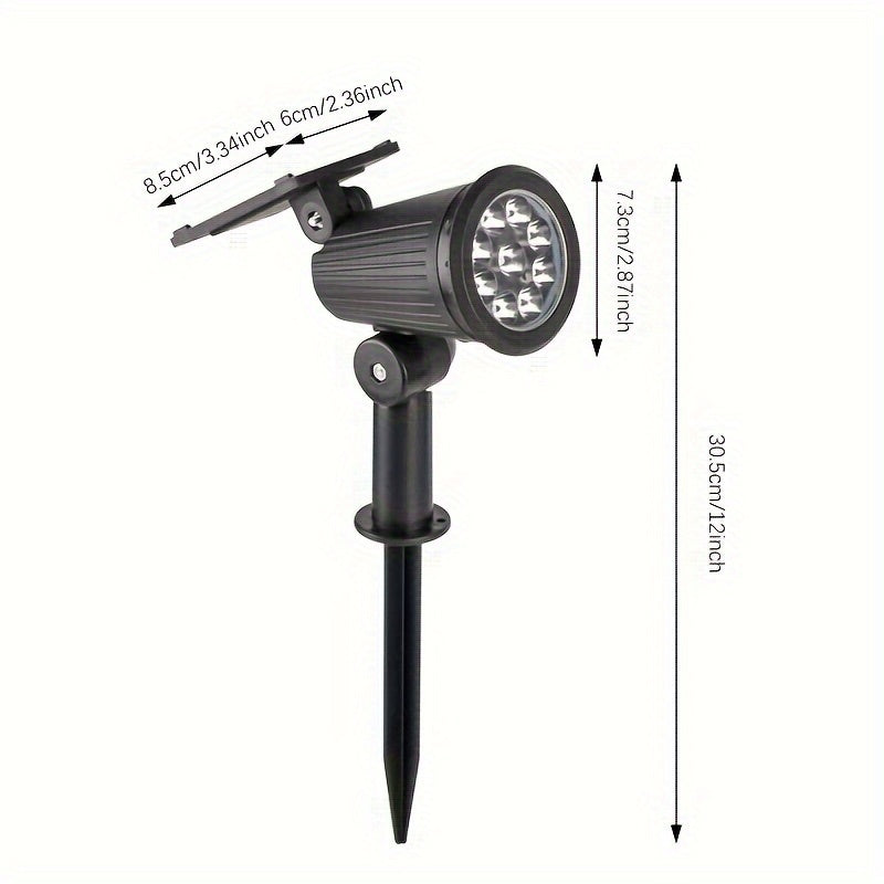 LumiSpot - Adjustable Solar LED Garden Spotlight