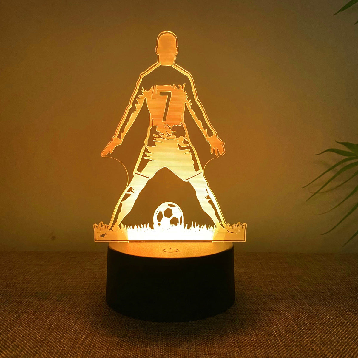 SportGlow - 3D Soccer Player Color-Changing LED Night Light