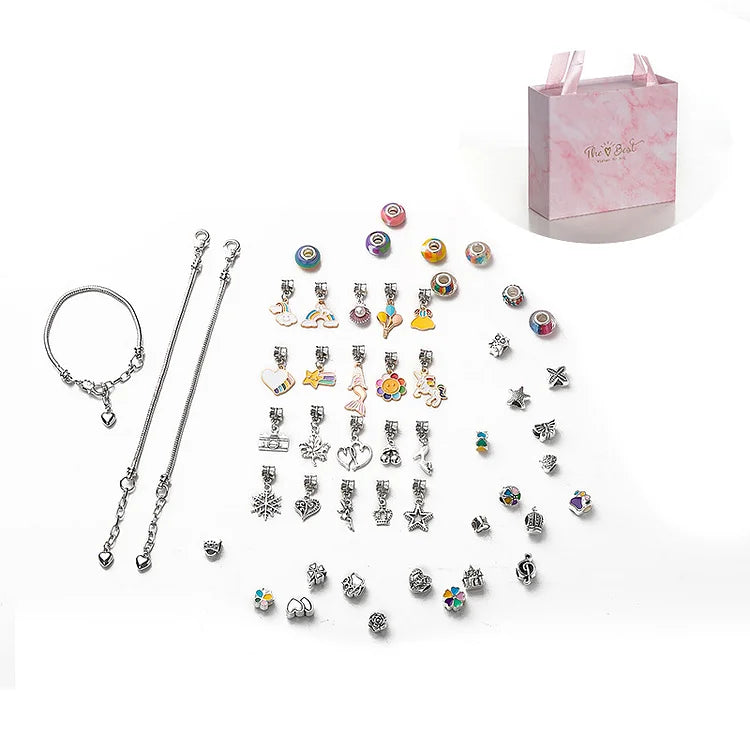 Luna - Kit DIY de bracelets de Noël, créez vos bijoux