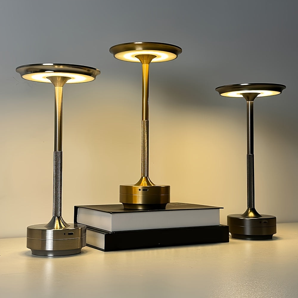 LumiTaf - Rechargeable LED Table Lamp with USB Charging