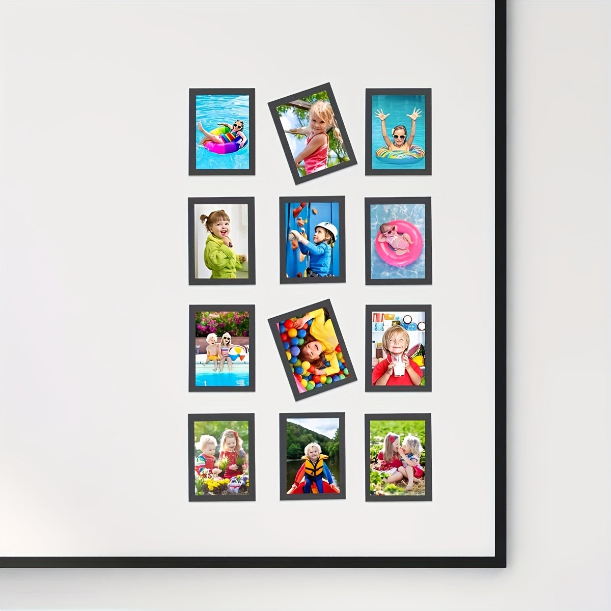 Emclip - Magnetic Photo Frames Set of 6 for Fridge
