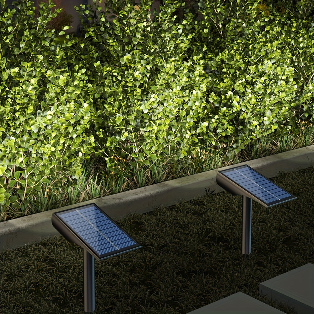 Aegisol - 9 LED Solar Garden Spotlights for Outdoor Use