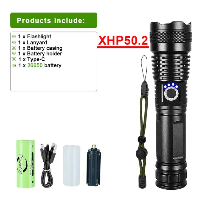 PowerBeam - Lampe Torche LED Rechargeable Aventure