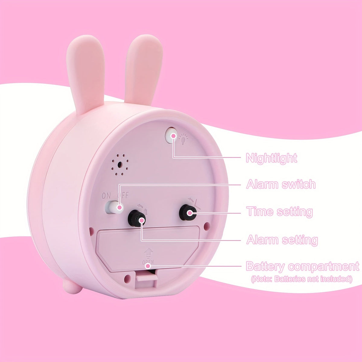 SilenTime - Silent Alarm Clock with Soft Night Light