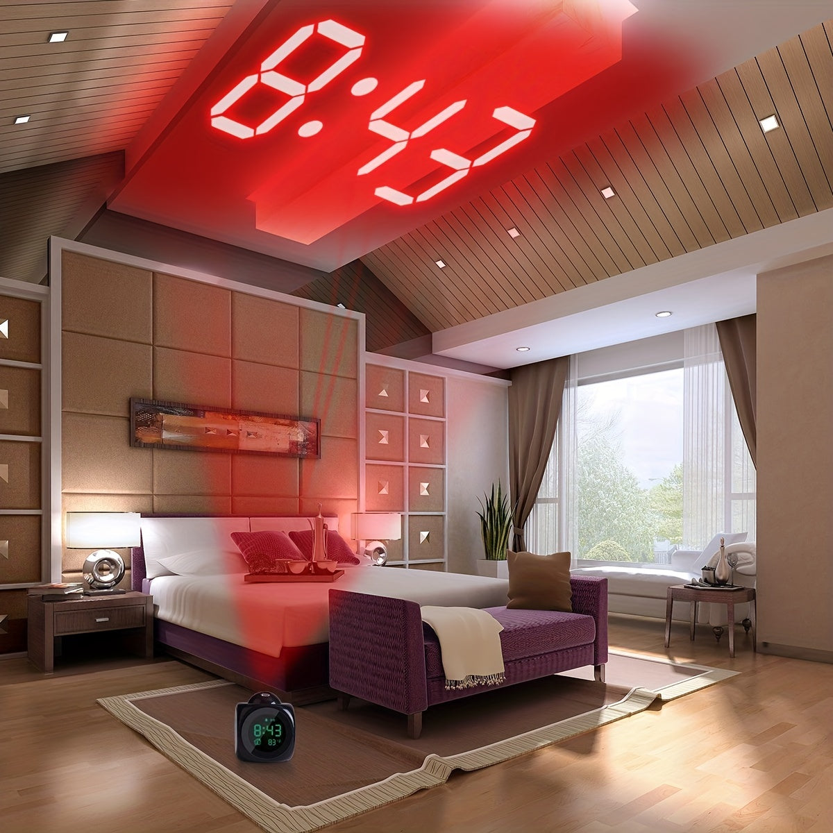 TimeCast Clock - LCD Projection Alarm Clock