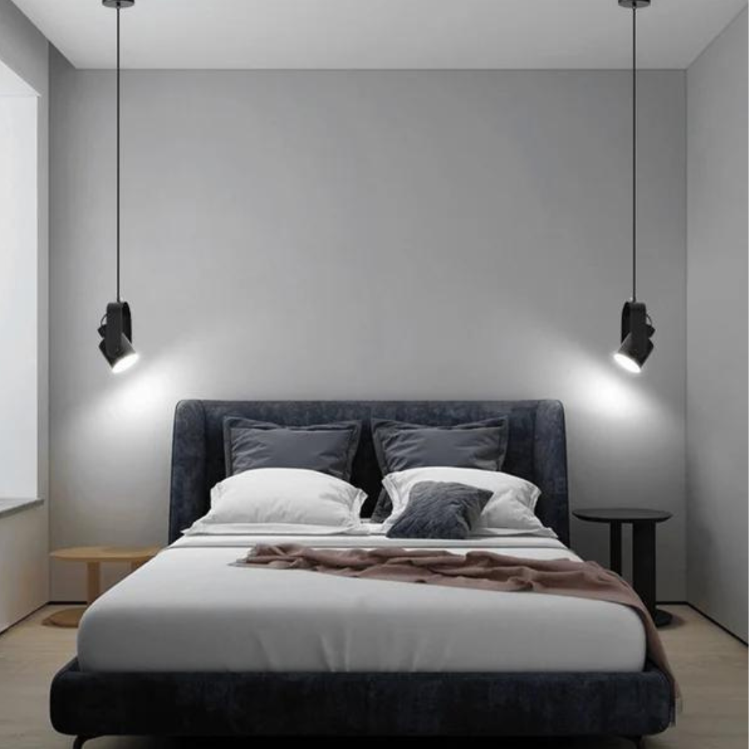 NimbusGlow - Modern Adjustable-Height Pendant Light with Minimalist Design