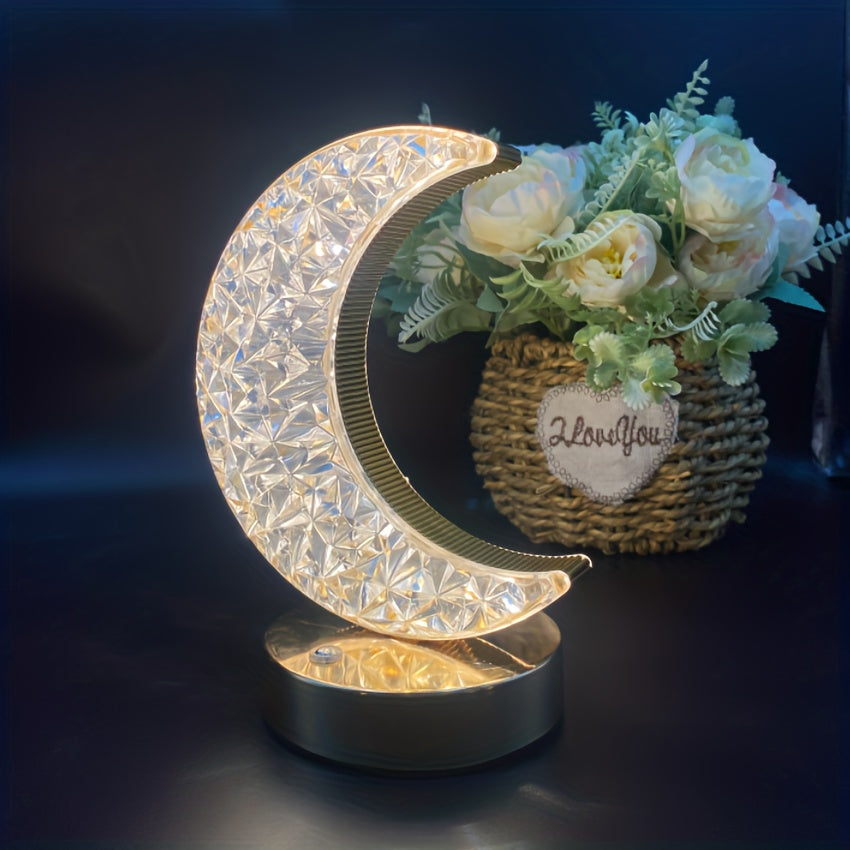 Calprisma Lamp - Touch-Control Crystal Table Lamp