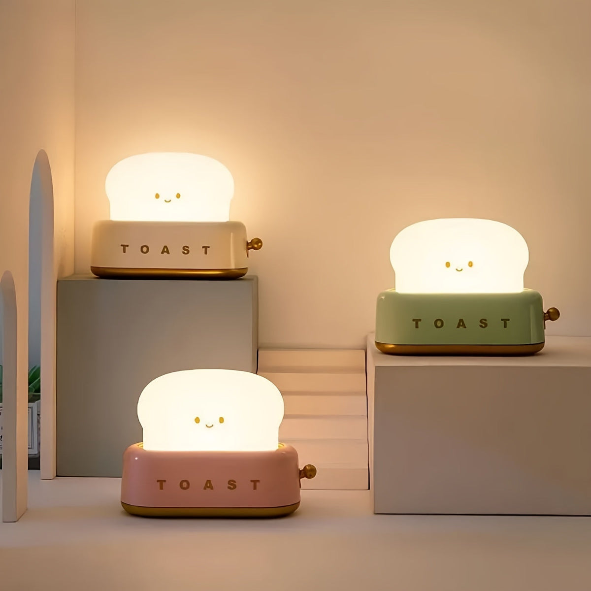 LumiToast - USB LED Toaster-Shaped Table Lamp
