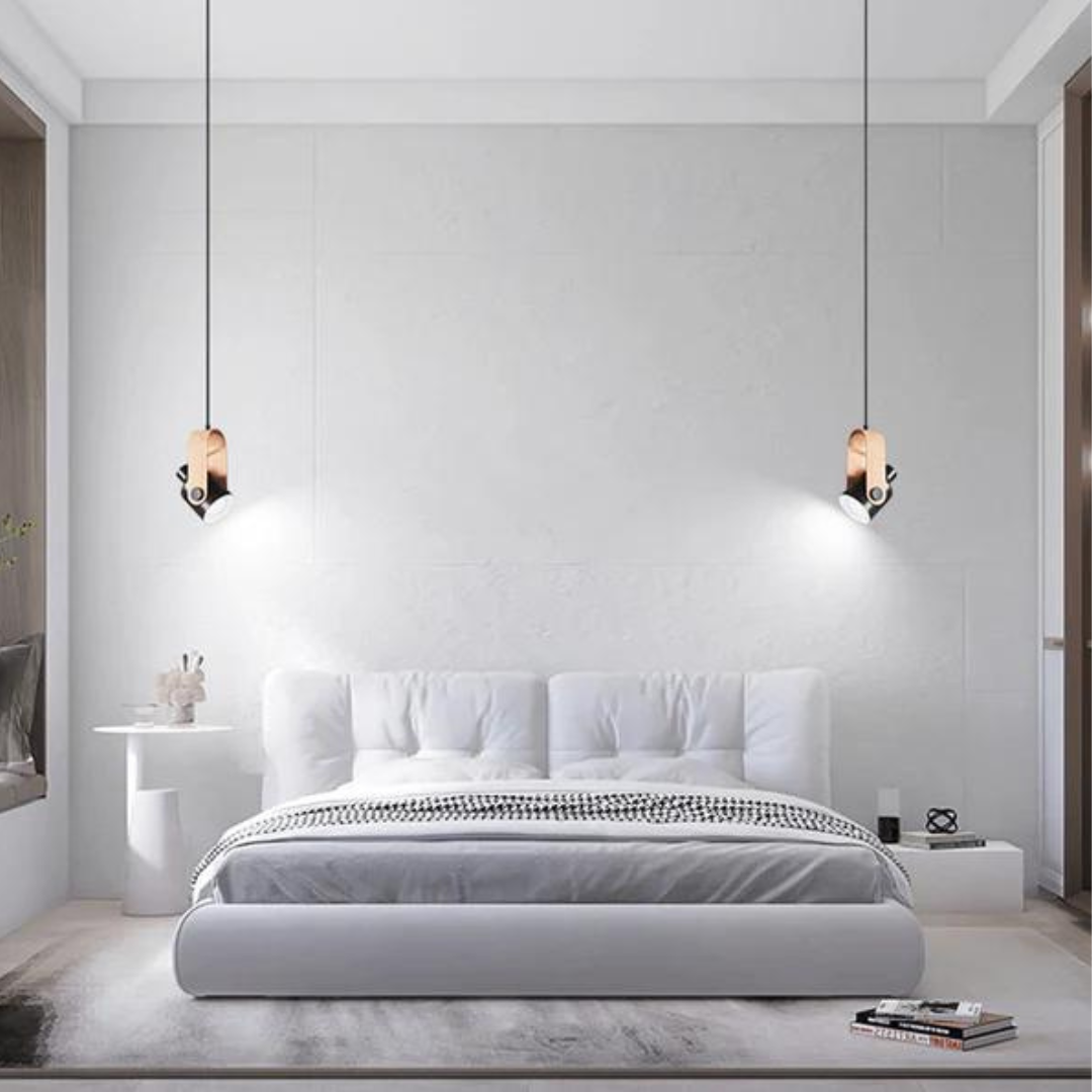 NimbusGlow - Modern Adjustable-Height Pendant Light with Minimalist Design