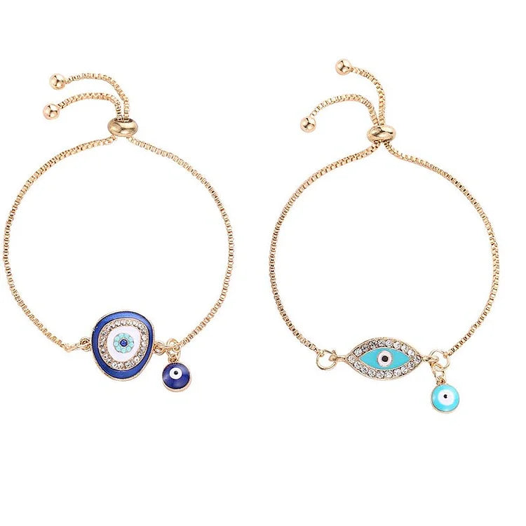 Selene - Bracelet ethnique mauvais œil au style unique