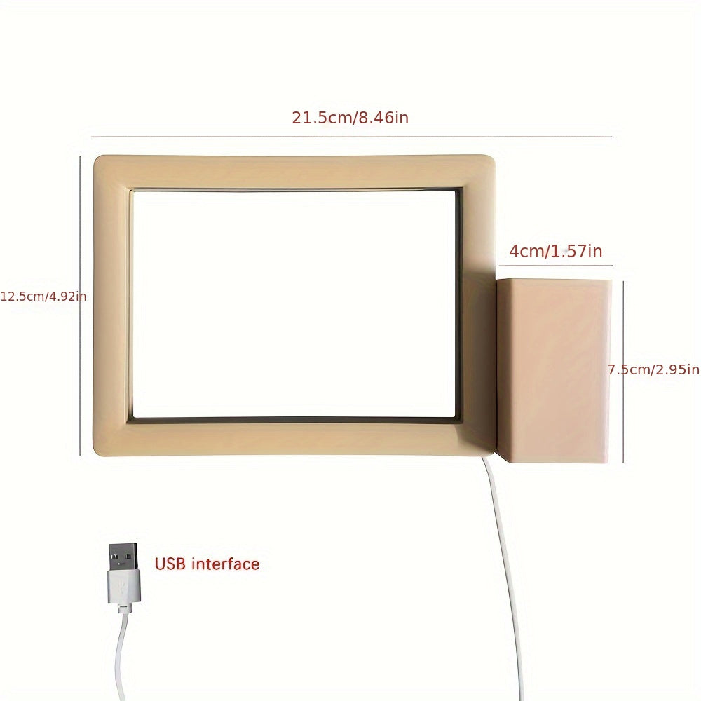 GlowBoard - Illuminated USB Night Light with Message Board