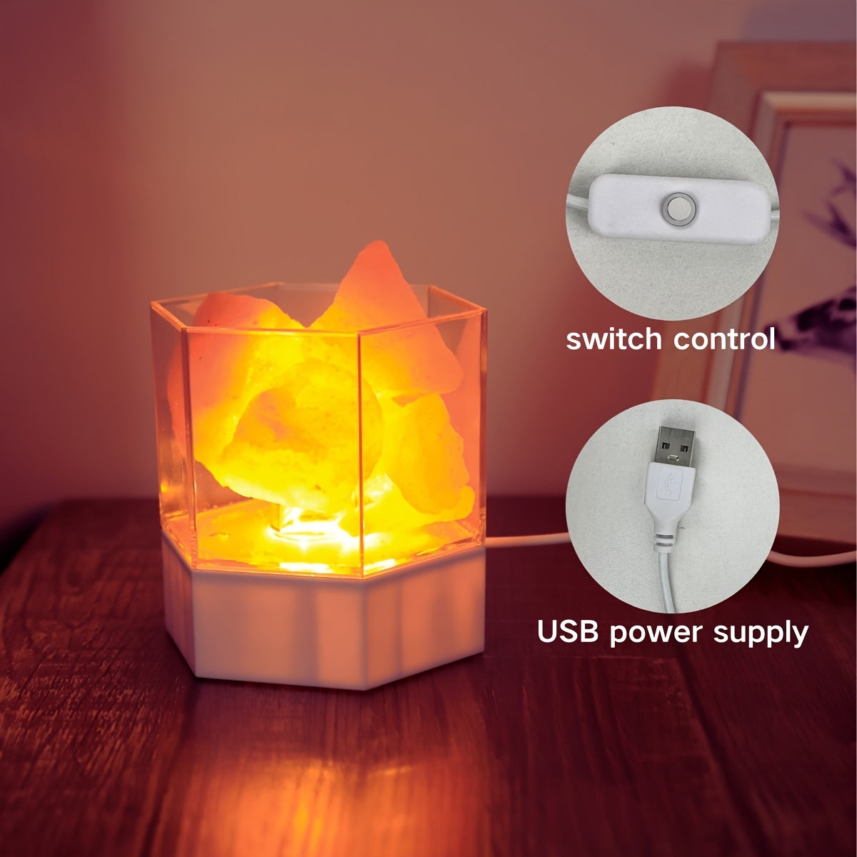 HimalayanGlow - Soothing Himalayan Salt USB Lamp