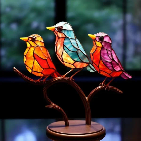 Crystalbird - Colorful Glass Birds for Elegant Decor