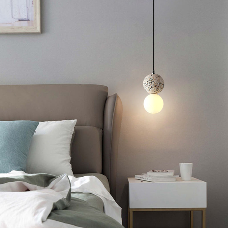 Aurora Glow - Luxury LED Pendant in Black and White